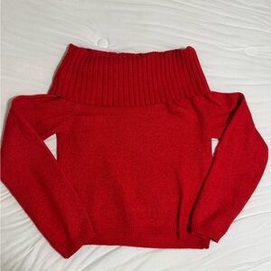 Cotton On Red Cowl Neck Sweater